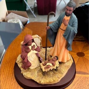 Nativity Scene Portraits in Ebony